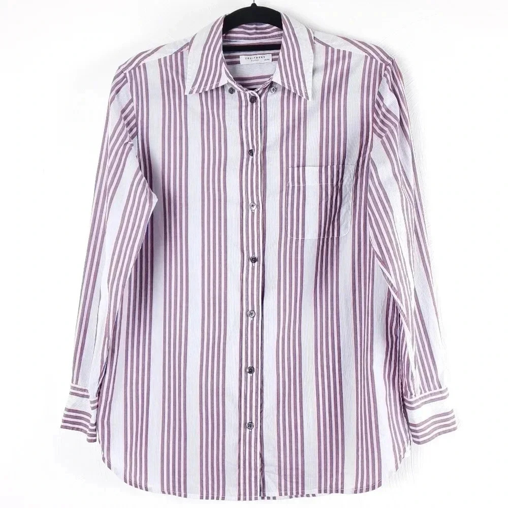 Equipment cotton button down XS
